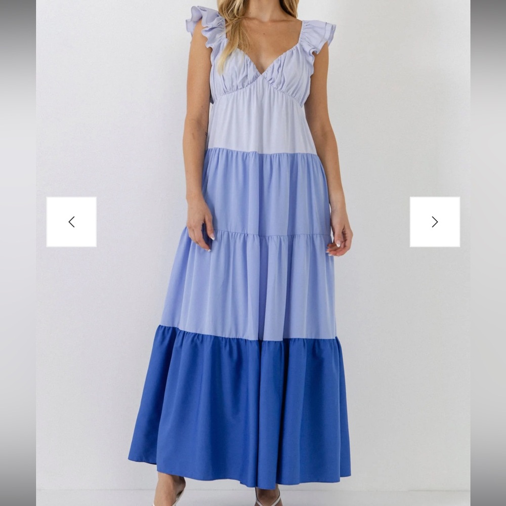 English Factory Blue Dress